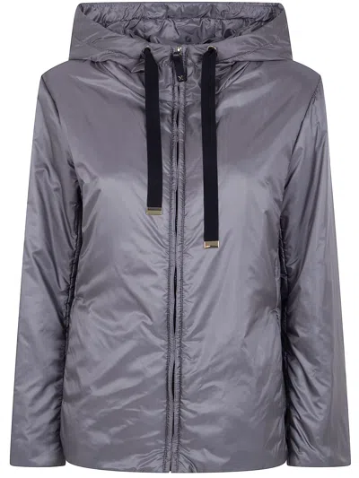 MAX MARA THE CUBE "GREENH" CLASSIC CARRYOVER JACKET,2619481044600 024 LAVA GREY