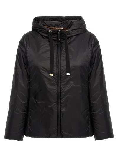 Max Mara The Cube 'greenh' Down Jacket In Black