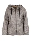 Max Mara The Cube Grey Silk Jacket In Gray