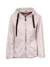 Max Mara The Cube Greenh Hooded Padded Jacket In Gray