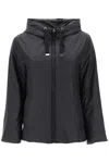 Max Mara The Cube Greenh Hooded Padded Jacket In Black