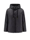 Max Mara The Cube Greenh Hooded Padded Jacket In Blue