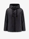 Max Mara The Cube Greenh Hooded Padded Jacket In Blue