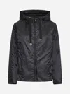 Max Mara The Cube Greenh Hooded Padded Jacket In Black