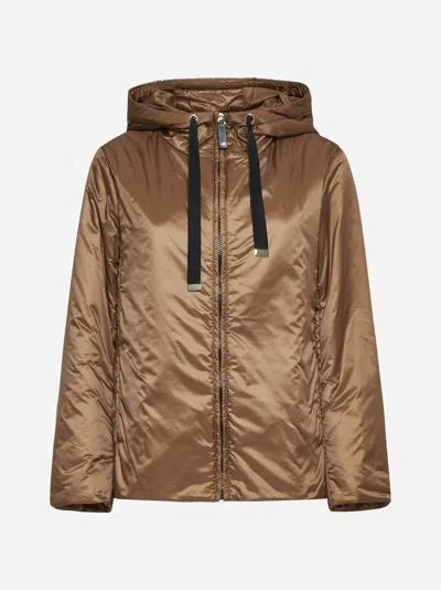 Max Mara The Cube Greenh Padded Jacket In Caramel