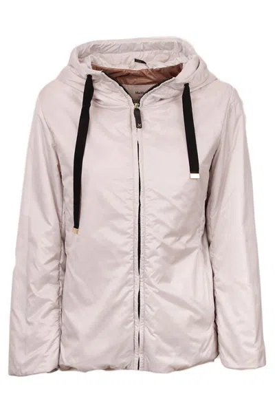 Max Mara The Cube Greenh Coat In Grey