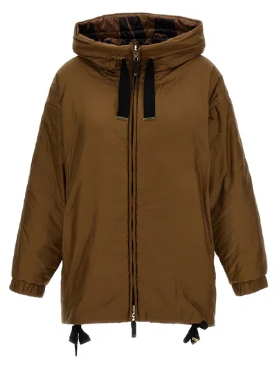 Max Mara The Cube Greenlo Puffer Jackets Brown