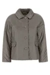 Max Mara The Cube Greens Quilted Jacket Dark Grey