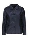 Max Mara The Cube Greens Waterproof Padded Jacket In Blue
