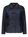 Max Mara The Cube Greens Waterproof Padded Jacket In Blue