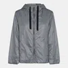 Max Mara The Cube Grey Down Jacket In Red