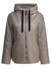 Max Mara The Cube Grey Silk Jacket In Gray