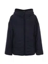 Max Mara The Cube Hooded Jacket In Blue