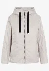 Max Mara The Cube Greenh Hooded Padded Jacket In Salt