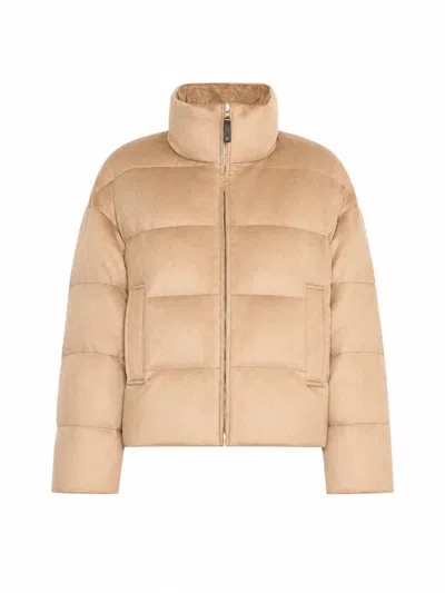 Max Mara The Cube Imbottito Corto In Brown