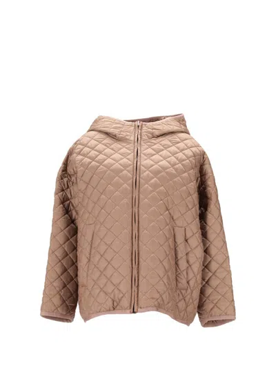 Max Mara The Cube Leo Quilted Jacket In Pink