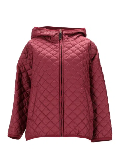 Max Mara The Cube Imbottito Corto In Burgundy