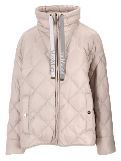 Max Mara The Cube Imbottito Corto In Neutral