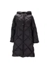 Max Mara The Cube Imbottito Lungo In Black