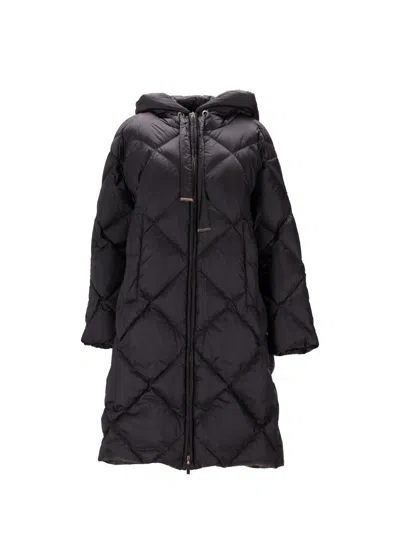 Max Mara The Cube Imbottito Lungo In Black