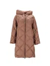 Max Mara The Cube Imbottito Lungo In Brown