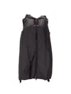 Max Mara The Cube Imbottito Smanicato In Black