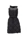 Max Mara The Cube Imbottito Smanicato In Black