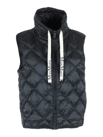 Max Mara The Cube Imbottito Smanicato Tregic In Blue