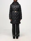 Max Mara The Cube Polyester Rubber Coats In Schwarz