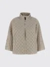 Max Mara The Cube 'delfina' Reversible Hood In Animal Print