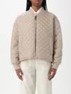 Max Mara The Cube Quilted Padded Jacket In Leather