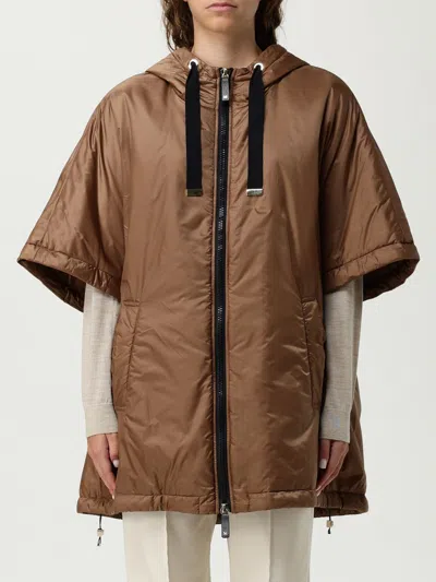 Max Mara The Cube Jacket  Woman Color Leather In Brown