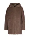 Max Mara The Cube Giubbino Spacefe Marrone In Multi