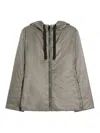 Max Mara The Cube Grey Silk Jacket In Multi