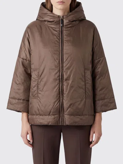 MAX MARA THE CUBE MAX MARA THE CUBE HOODED SHORT DOWN JACKET IN TECHNICAL FABRIC WITH DROPPED SHOULDERS,I67745032