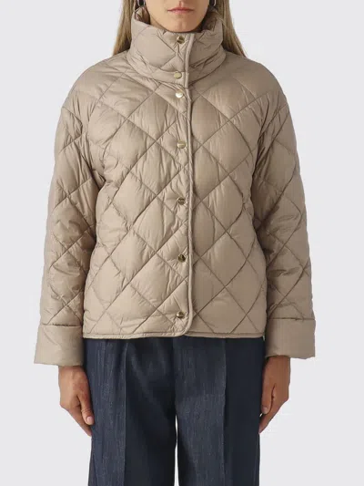 Max Mara The Cube Jacket Woman Color Beige In Brown