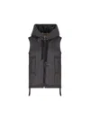 Max Mara The Cube Drop-proof Technical Canvas Vest In Black