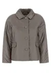 Max Mara The Cube Grey Polyester Greens Padded Jacket In Gray