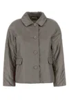 Max Mara The Cube Grey Polyester Greens Padded Jacket In Gray