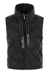 Max Mara The Cube Navy Down Jacket In Black