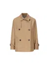 Max Mara The Cube Coats Camel In Brown