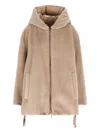 Max Mara The Cube Max Mara Reversible Padded Coat In Brown