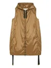 Max Mara The Cube Greengi Sleeveless Puffer Caramel In Green