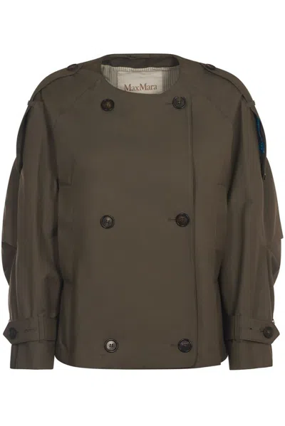 Max Mara The Cube Jim Double-breasted Jacket In Green