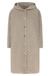 Max Mara The Cube Joan Puffer Jackets Beige In Sand