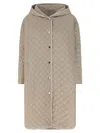 Max Mara The Cube Joan Puffer Jackets Beige In Neutral