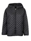 Max Mara The Cube Hooded Jacket With Quilted Pattern