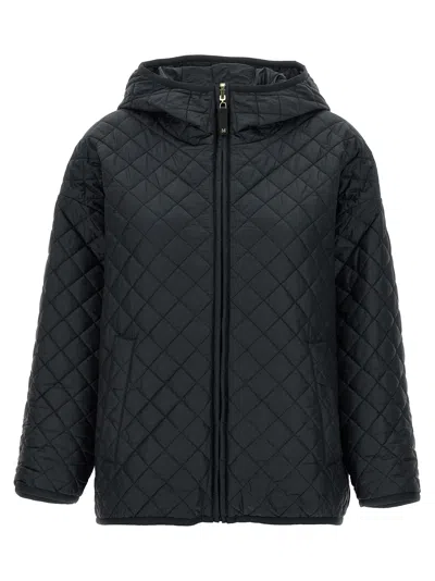 MAX MARA THE CUBE LEO PUFFER JACKETS BLACK