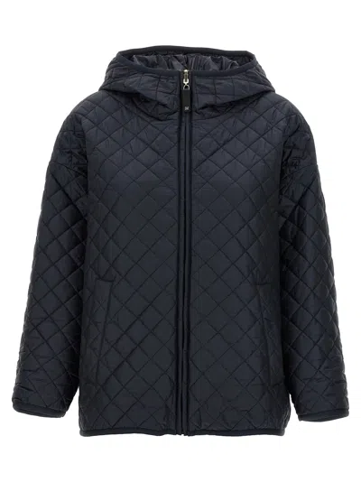 MAX MARA THE CUBE LEO PUFFER JACKETS BLUE