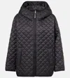 Max Mara Leo Reversible Jacket In Anti-drop Canvas In Black